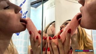 Sultry Russian Bombshell Devours A Dildo With Ravenous Lust