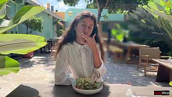 Public Cafe Cumwalk: Eating My Meal With A Fresh Facial
