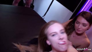 Sperm Kisses And Anal Gangbang – Lisa And Penny Get Drenched In German Cum