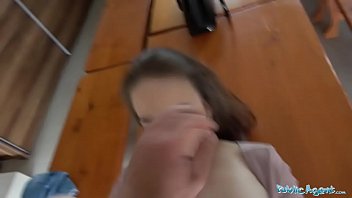 Sizzling Russian Bombshell Gets Railed By A Mysterious Stud In A Gritty Garage