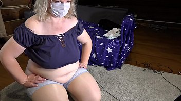 Voluptuous Milf Strips And Flaunts Her Curvy Body On Cam, Teasing With Her Big Tits, Hairy Pussy, Juicy Ass, And Soft Belly.