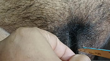 Desi Bhabi Scrubbing Her Bushy Pussy Clean