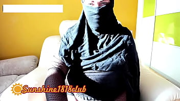 Sultry Qatari Milf In Hijab Teases Her Big Arab Tits And Fingers Herself Live On Cam October 31st