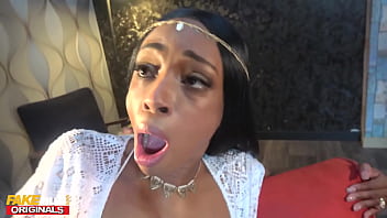 Sultry Ebony Milf Uses Her Plump Lips, Massive Tits, And Juicy Ass To Seduce The Boss In A Steamy Job Interview, Milking His Thick Cock Dry