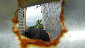 Outdoor Booth Captures Woman With A Massive Ass
