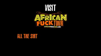 Big White Traveler’s Massive Cock Pounding A Married Hot Black African Woman In Her Kitchen