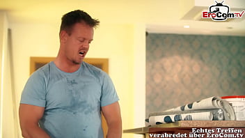 Voluptuous German Blonde With A Massive Ass And Natural Tits Fucks A Younger Man